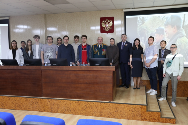 Военно-патриотическая акция в Российском технологическом университете 