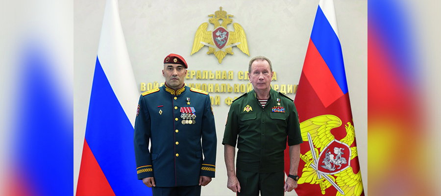 Герой России Руслан Гарифуллин поблагодарил сотрудников Центрального музея за сохранение памяти о славной истории войск правопорядка