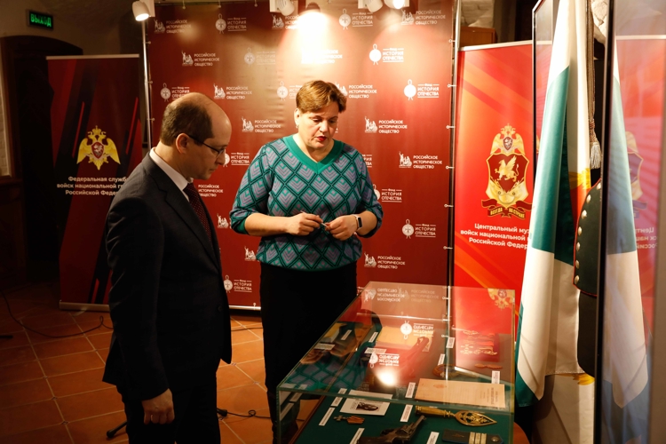 В Доме Российского исторического общества открылась выставка Центрального музея войск национальной гвардии