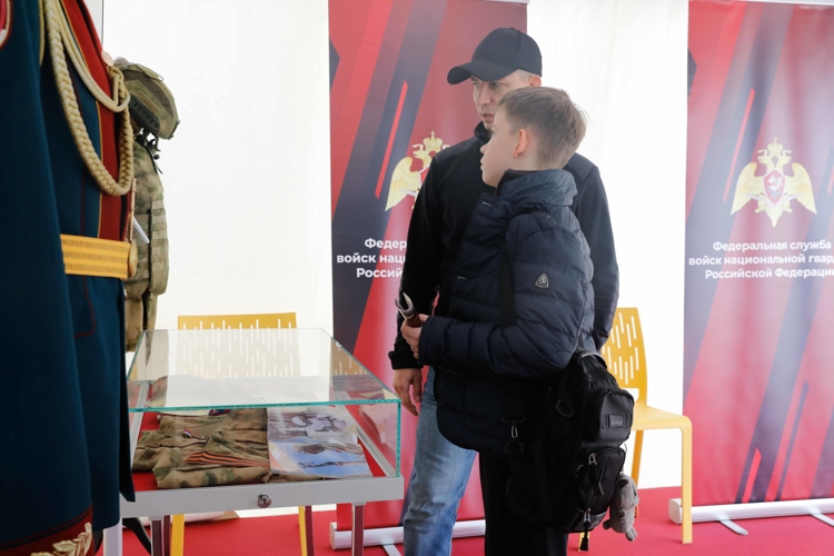 Центральный музей войск национальной гвардии принял участие в военно-спортивном фестивале Росгвардии в столичном спорткомплексе «Лужники»